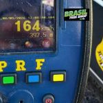 Carro é flagrado a 164 km/h em Santana do Livramento