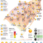 Com aumento de temperatura, instabilidade persiste no RS nesta terça-feira